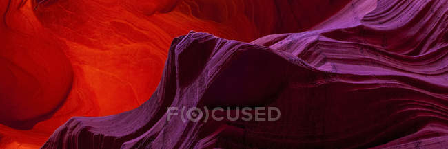 Vista panoramica dell'Upper Antelope Canyon; Page, Arizona, Stati Uniti d'America — Foto stock