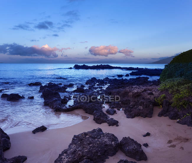 Kamaole One and Two beach, Kamaole Beach Park ; Kihei, Maui, Hawaii, États-Unis d'Amérique — Photo de stock