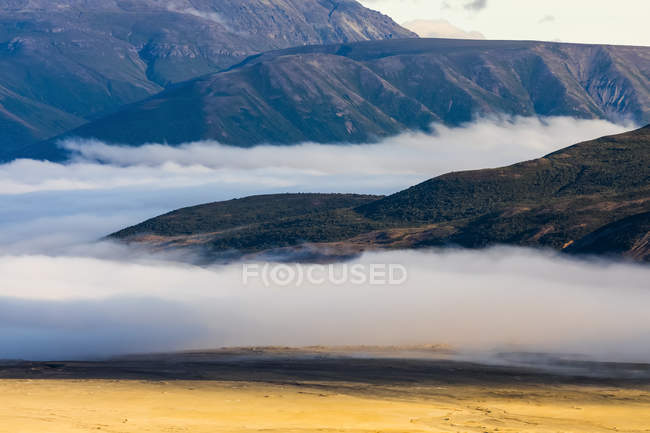 Scenic view of majestic landscape of Katmai National Park and Preserve; Alaska, United States of America — Stock Photo