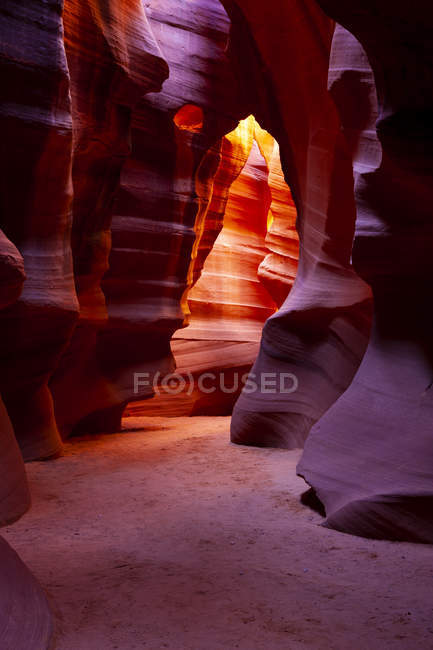 Scenic view of Upper Antelope Canyon; Page, Arizona, United States of America — Stock Photo