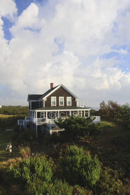 Дом для отдыха на острове Блок, Род-Айленд, США — стоковое фото