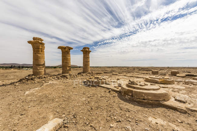 Храм Эхнатона; Сесиби, Северный штат, Судан — стоковое фото