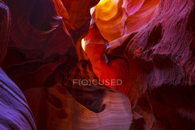 Vue panoramique sur Canyon X ; Page, Arizona, États-Unis d'Amérique — Photo de stock