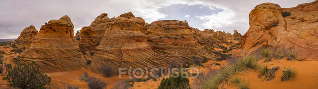 The amazing sandstone and rock formations of South Coyote Butte; Arizona, United States of America — Stock Photo