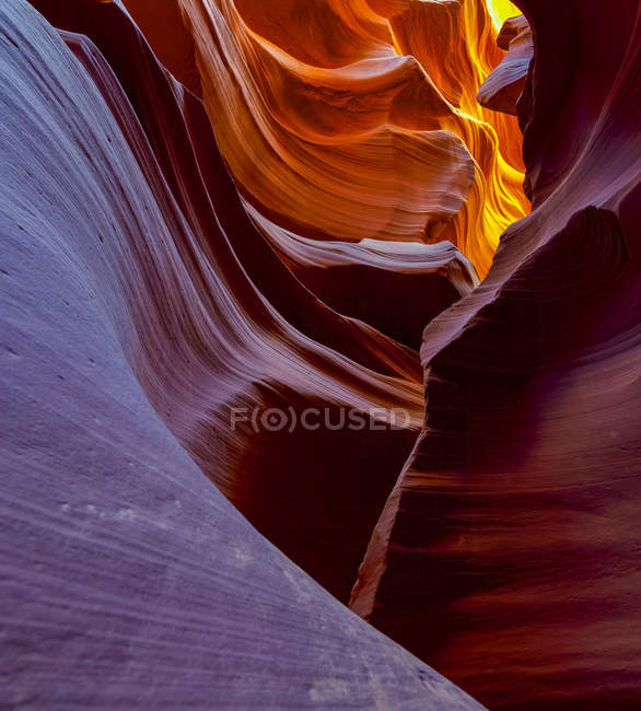 Живописный вид на каньон Лоуэр Антилоп; Пейдж, Аризона, Соединенные Штаты Америки — стоковое фото