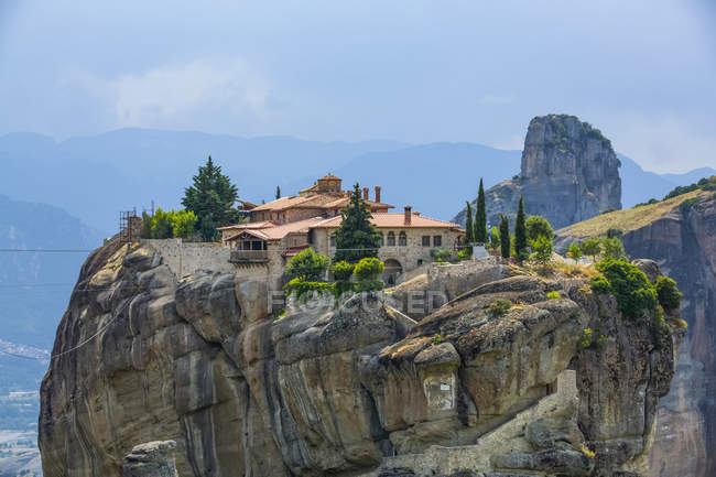 Monastery of the Holy Trinity, Meteora; Thessaly, Greece — Stock Photo