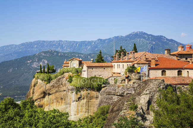 Heiliges Kloster von St. Stephen, Meteora; Thessalien, Griechenland — Stockfoto