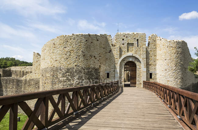 Fortezza di Suceava, 1375; Suceava, Suceava County, Romania — Foto stock
