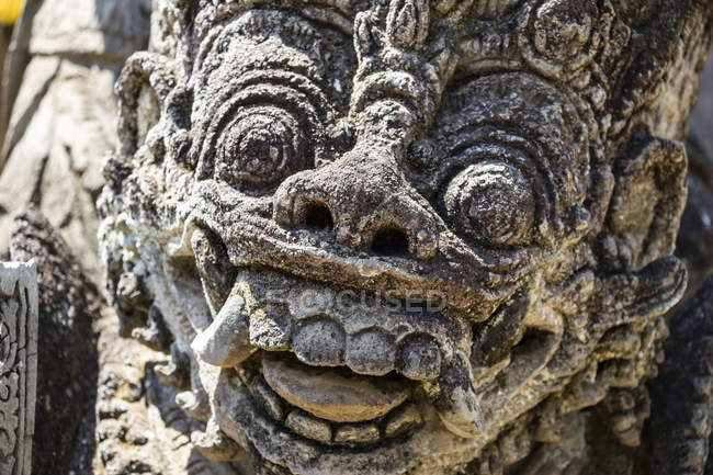 Nahaufnahme des Pura Meduwe Karang Tempels; bali, Indonesien — Stockfoto
