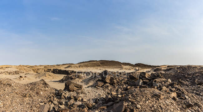 Lunar landscape near the Dead Sea, Skeleton Coast, Dorob National Park; Namibia — Stock Photo