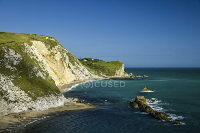 La costa jurásica; Dorset, Inglaterra - foto de stock