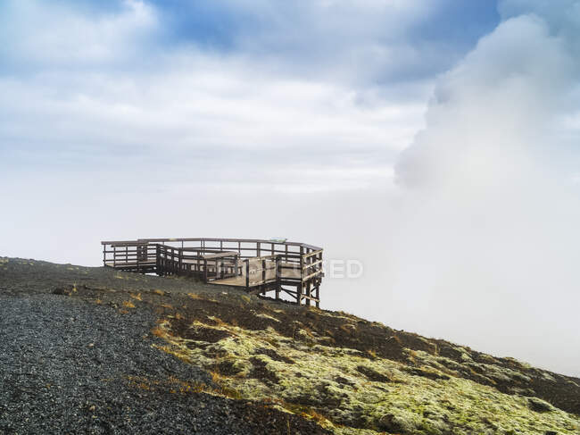 Geothermalkraftwerk Nesjavellir; Grimsnes- og Grafningshreppur, Southern Region, Island — Stockfoto