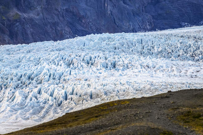 Glaciar Vatnajokull, Parque Nacional Vatnajokull; Hornafjorour, Región Oriental, Islandia - foto de stock