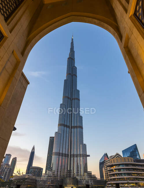 Burj Khalifa; Dubai, Vereinigte Arabische Emirate — Stockfoto