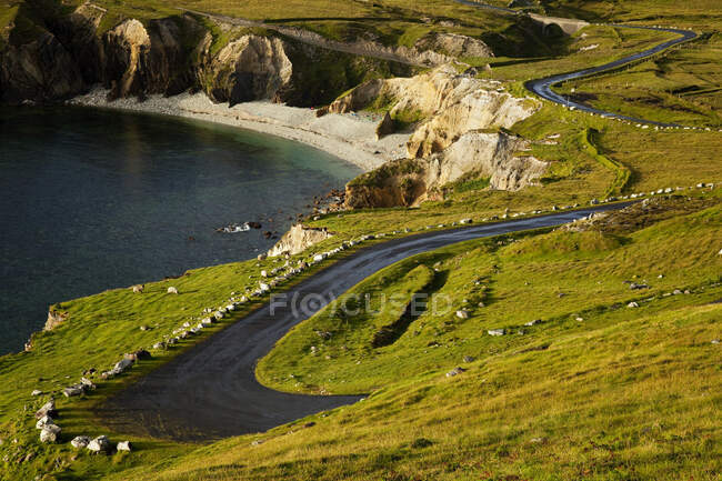The Atlantic Drive On Achill Island; County Mayo, Ireland — Stock Photo