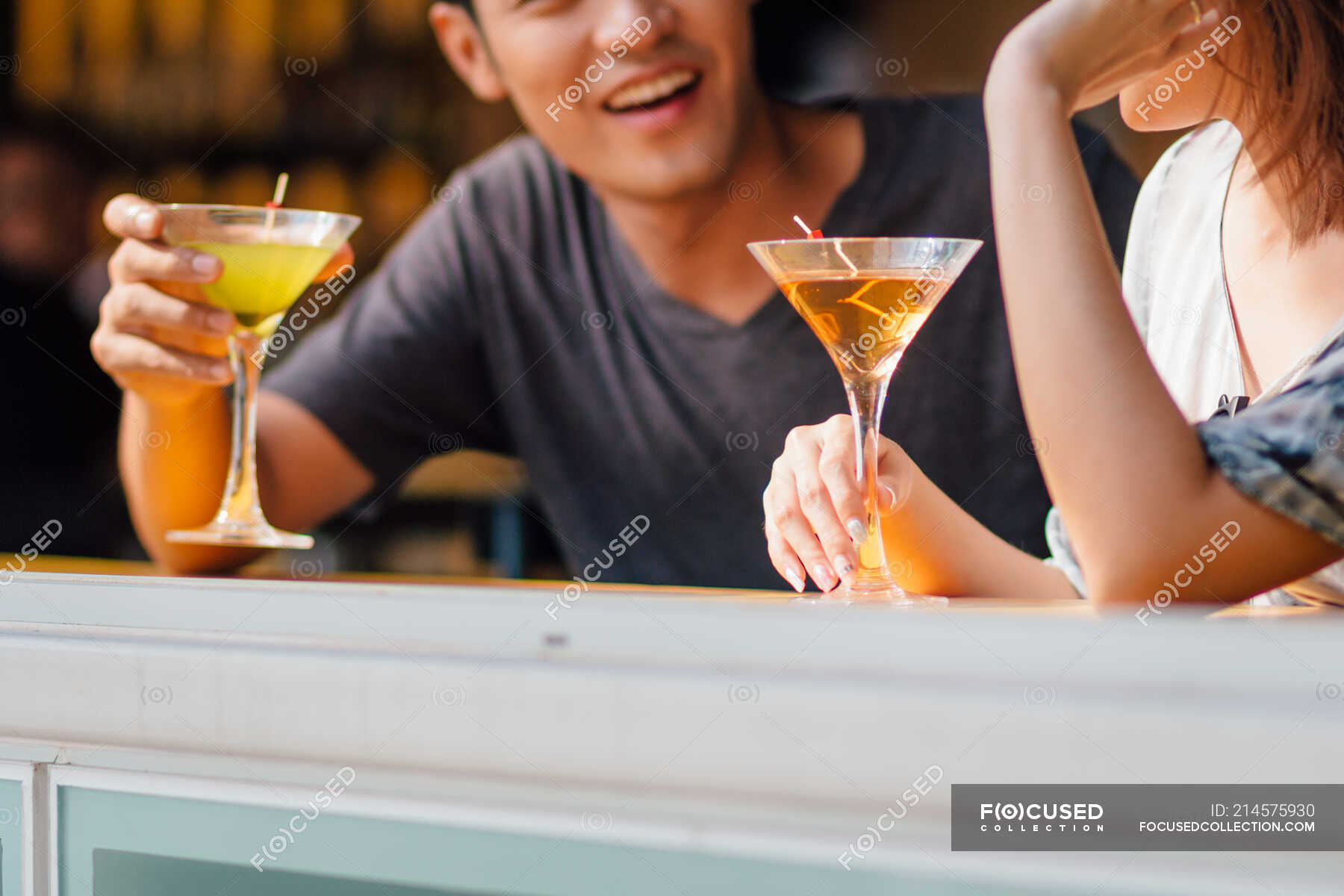 Drinking by the bar — millennial, alcohol - Stock Photo | #214575930