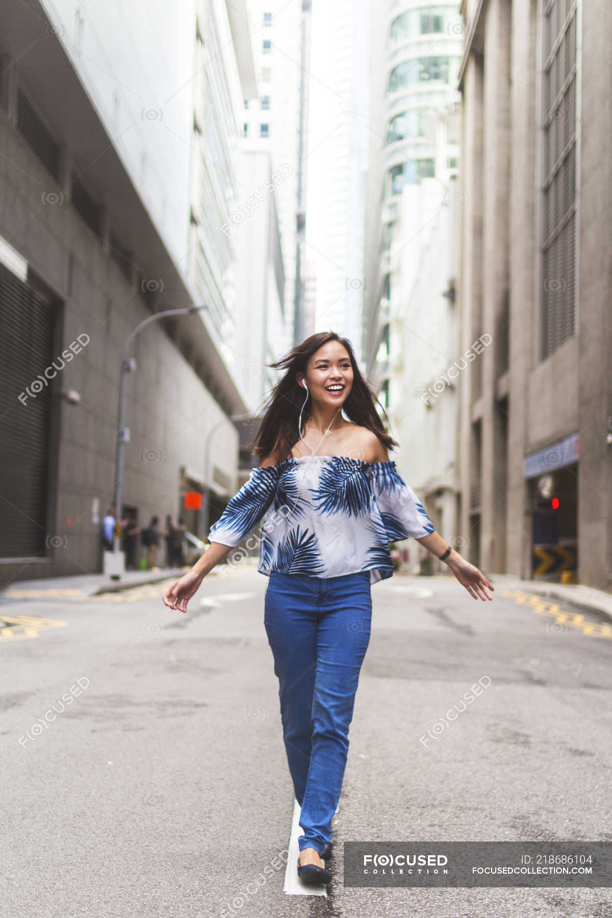 girl walking