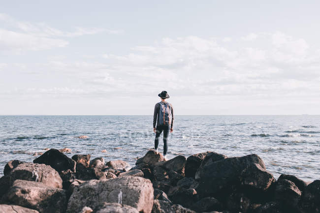 Junger mann bei einem abenteuer in australien — Stockfoto