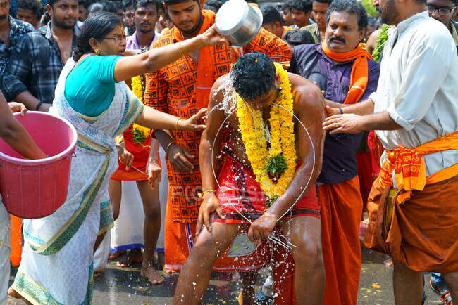 Thaipusam festival, traditional celebration in India — Stock Photo