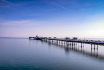 Regno Unito, Galles, Llandudno, Llandudno Pier — Foto stock
