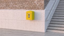 Letter box on concrete wall — Stock Photo