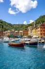 Barche ormeggiate, Portofino — Foto stock