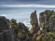 Pancake Rocks coast — Stock Photo