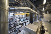 Interno del pavimento del negozio della fabbrica, sezione di stampaggio — Foto stock