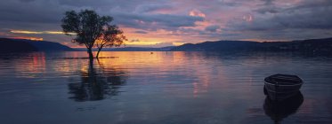 Coucher de soleil sur le lac de Constance — Photo de stock