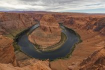 Stati Uniti, Arizona, Pagina, Colorado River, Glen Canyon National Recreation Area, Horseshoe Bend — Foto stock