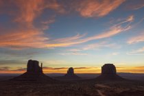 Stati Uniti d'America, Sud-Ovest, Colorado Plateau, Utah, Arizona, Navajo Nation Reservation, Monument Valley — Foto stock