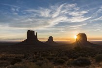 Stati Uniti d'America, Sud-Ovest, Colorado Plateau, Utah, Arizona, Navajo Nation Reservation, Monument Valley — Foto stock