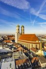 Stadtansichten di Mnchen im Dezember, Frauenkirche, Bayern, Germania, Europa — Foto stock