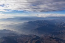 Pérou, Vue aérienne des montagnes des Andes dans la région de Cusco — Photo de stock