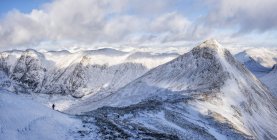 Paisagem montanhosa no inverno, Escócia — Fotografia de Stock