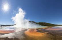 Stati Uniti d'America, Wyoming, Montana, Idaho, Yellowstone National Park, Hot Spring — Foto stock