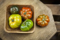 Vários tomates Oxheart — Fotografia de Stock