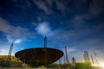 Espanha, Tenerife, radar à noite — Fotografia de Stock