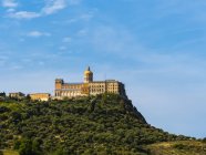 Italien, Sizilien, Tindari, Kirche Santuario Maria Santissima del Tindari, Heiligtum der Schwarzen Madonna, Wallfahrtsziel — Stockfoto