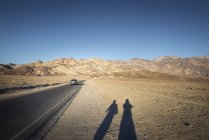 USA, California, Death Valley, Artist's Drive at sunset — Stock Photo