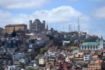 Capitale Antananarivo con Knigspalast sulla collina, Madagascar — Foto stock
