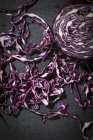Grated red cabbage — Stock Photo