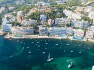 Spain, Mallorca, Aerial view of hotels in Santa Ponca — Stock Photo