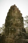 Cambogia, Angkor Wat, Angkor Thom, tempio di Bayon rovinato — Foto stock