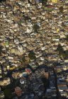 Brazil, Rio de Janeiro, Aerial photograph of the Favela Vidigal — Stock Photo