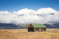 USA, Wyoming, Grand Teton National Park, Mormon ancient house — Stock Photo