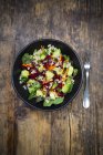 Autumnal salad with lettuce — Stock Photo