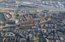 Speicherstadt district in Hamburg — Stock Photo