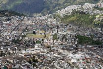 Quito  town in the mountains — Stock Photo