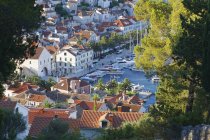 Hvar and harbour, Croatia — Stock Photo